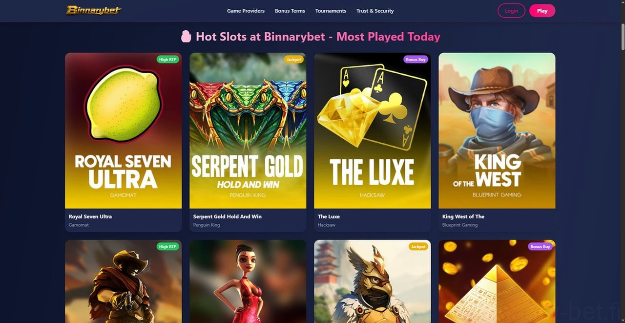 Binnarybet casino Casino